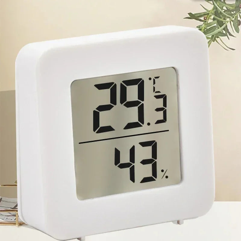 1/2/3/4/6PCS Mini LCD Digital Thermometer Hygrometer Indoor Room Temperature Humidity Meter Sensor Gauge Weather Station Set