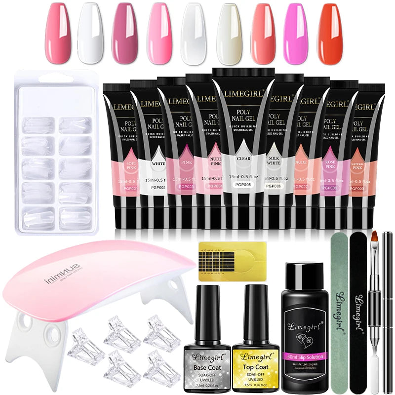 15ml Nail Gel Kit for Quick Extensions and Art - Smarsty