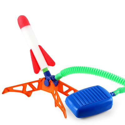 Kids Rocket Launcher Step Pump Power Air Pressed Stomp Outdoor Family Games Skyrocket Birthday Gifts Sports Toys For Children - Smarsty