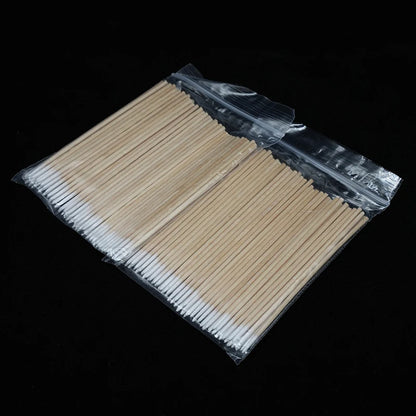 300 Pcs Wooden Cotton Swabs for Nail Polish Removal - Smarsty