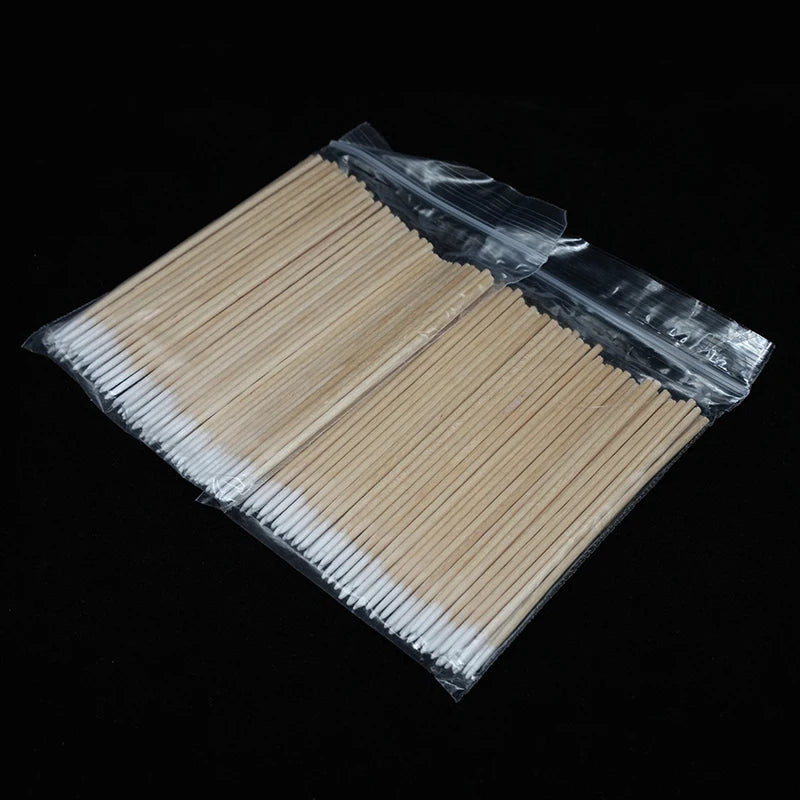 300 Pcs Wooden Cotton Swabs for Nail Polish Removal - Smarsty