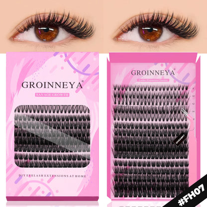 DIY Faux Mink Eyelash Extension Kit with Bond and Seal - Smarsty