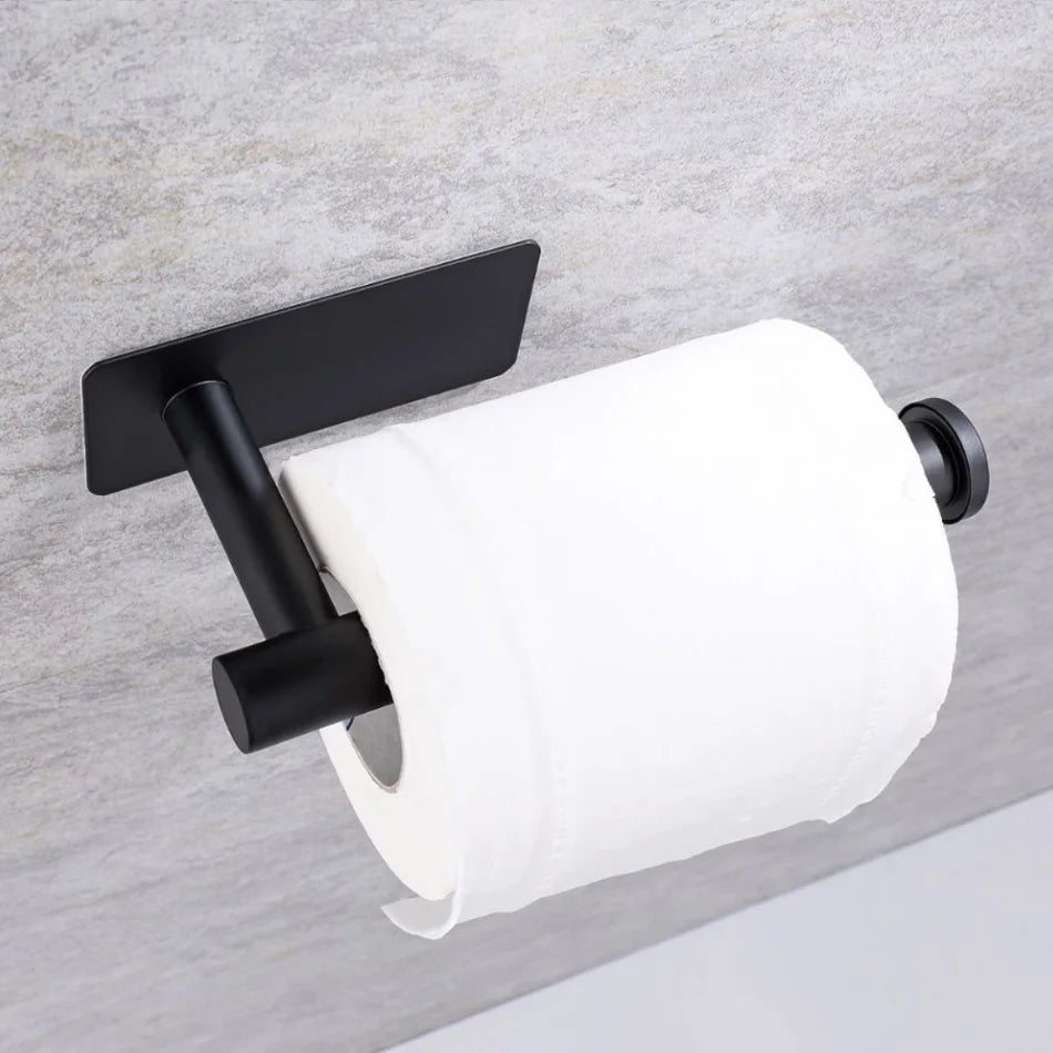 Stainless Steel Adhesive Paper Holder for Kitchen and Bathroom - Smarsty