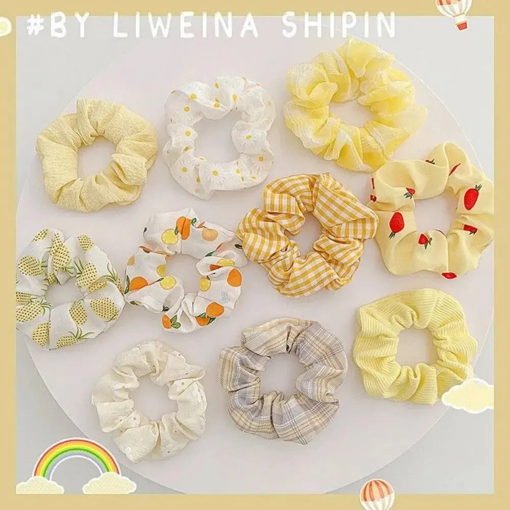 10 Piece Cute Leather Hair Rings for Stylish Updos - Smarsty