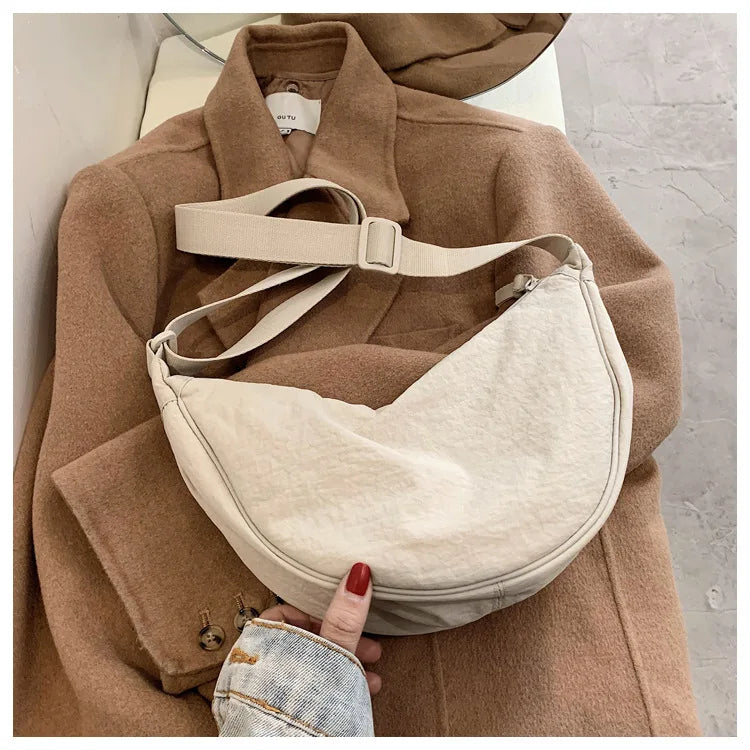 Casual Nylon Crossbody Bag for Women Large Capacity - Smarsty