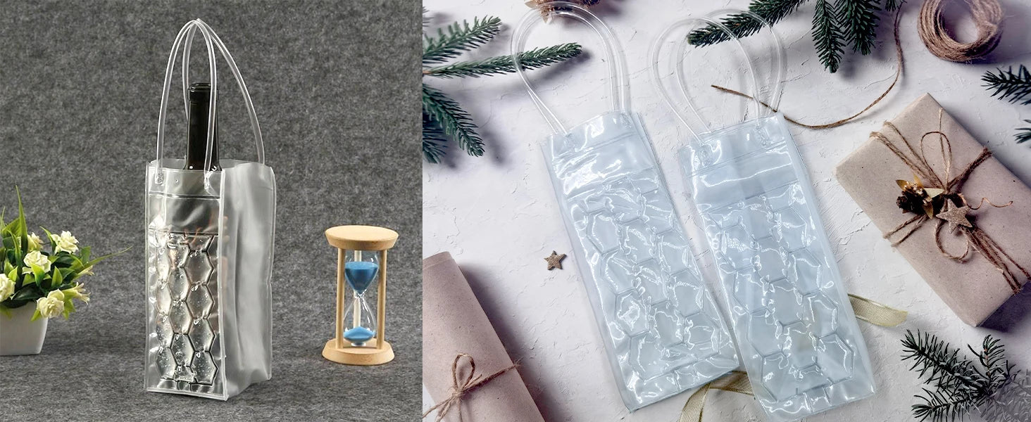 Eco-Friendly Ice Wine Cooler Bag with Chill Feature - Smarsty