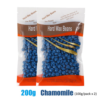 500g/200g/50g Hard Wax Beans for Hair Removal Body European Brazilian Pearl for Wax Warmer Waxing Beans for Wax Heater Machine - Smarsty