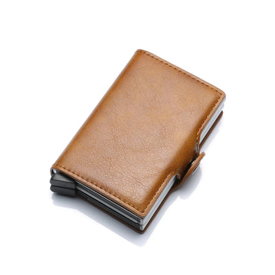 Rfid Men Card Wallets Carbon Fiber Slim Mini Wallet 14 Card Holders Small Money Bag Male Purses - Smarsty