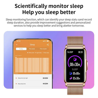 LIGE Smart Watch for Women with Full Touch Screen - Smarsty