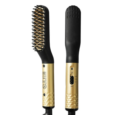 Electric Hot Comb Straightener for Quick Beard Styling - Smarsty