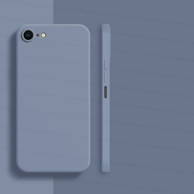 Smarsty Shockproof Soft TPU iPhone 8 Case Liquid Silicone Back -