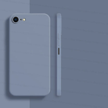 Smarsty Shockproof Soft TPU iPhone 8 Case Liquid Silicone Back -