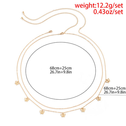 Classic Retro Butterfly Belly Chain for Women - Smarsty