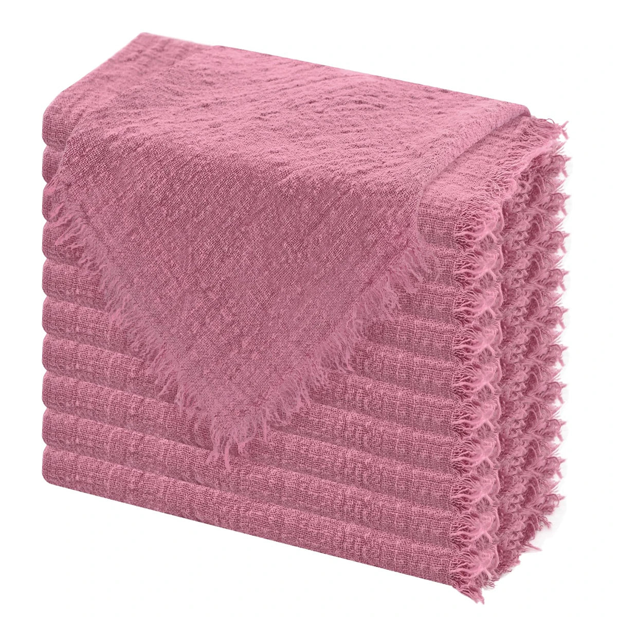 Reusable Cotton Wedding Napkins for Rustic Table Decor - Smarsty