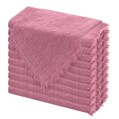 Reusable Cotton Wedding Napkins for Rustic Table Decor - Smarsty