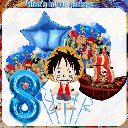 One Piece Birthday Party Disposable Tableware Set - Smarsty