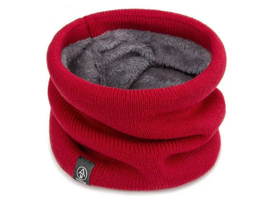 Knitted Neck Warmer Sports Scarf Fashion Soft Women Men Face Cover Winter Skating Running Hiking Scarves Thick Cold-proof Collar - Smarsty