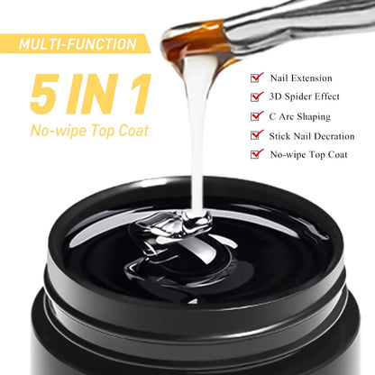MTSSII 5 IN 1 No Wipe Top Coat Gel - Smarsty