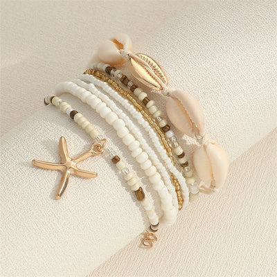 Bohemian Ocean Style Starfish Shell Bracelets for Women - Smarsty