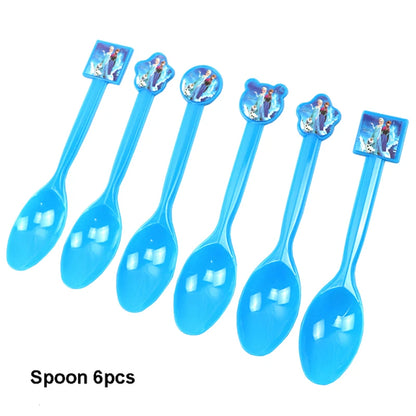 Frozen Princess Birthday Party Tableware Set - Smarsty