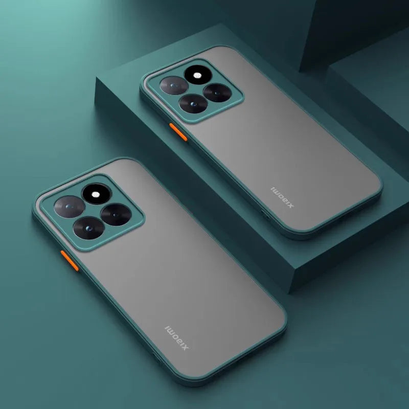 Shockproof Armor Phone Case 14 Pro Matte Durable Shield - Smarsty