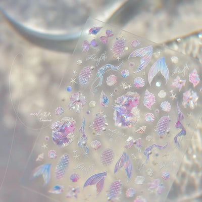 Cute Starfish Nail Charm Stickers for Summer Nail Art - Smarsty