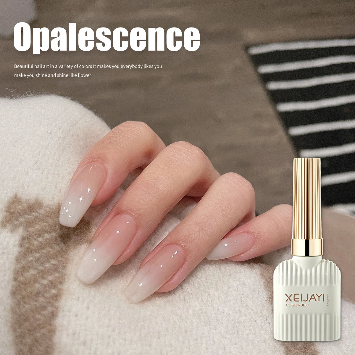 Milky White Gel Nail Polish for Professional Nail Art - Smarsty