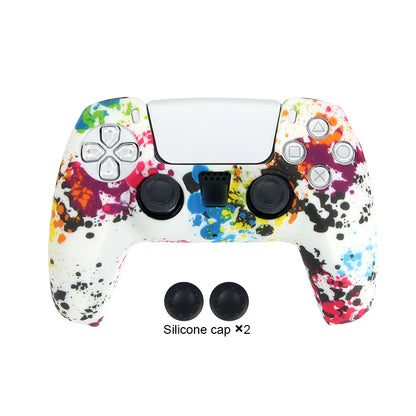 Camo Silicone Skin Cover for PS5 Controller Protection - Smarsty