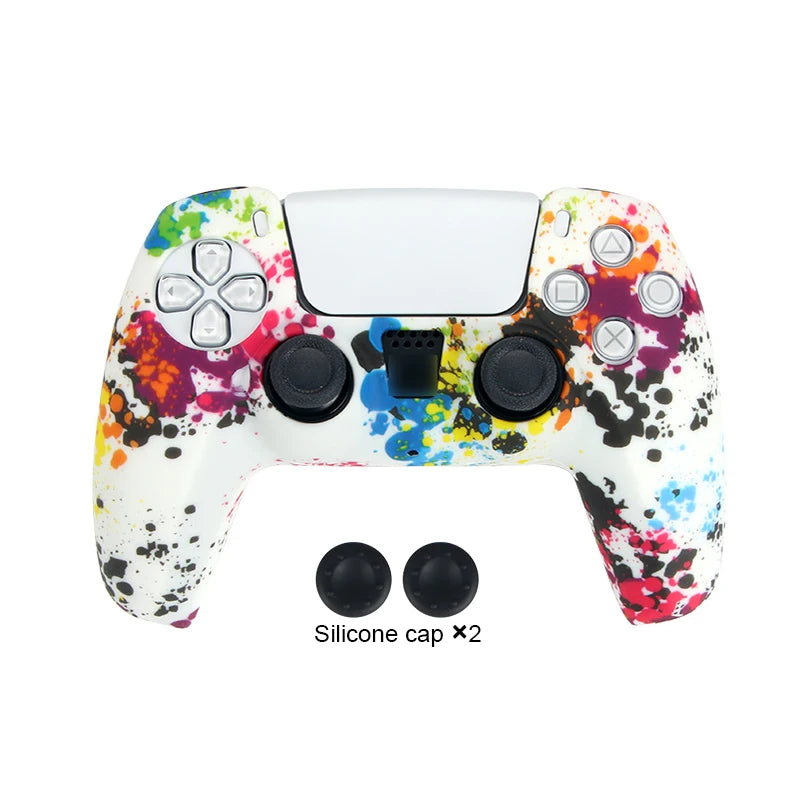 Camo Silicone Skin Cover for PS5 Controller Protection - Smarsty