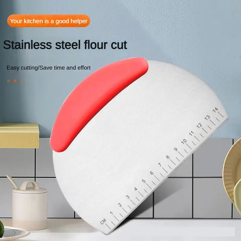 Stainless Steel Flour Cutter with Measurement Scale - Smarsty