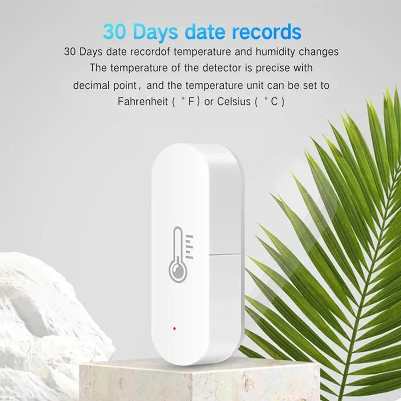 ZigBee Smart Temperature Humidity Sensor with App Control - Smarsty
