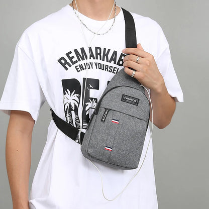 Mens Chest Bag Crossbody With Large Capacity Outdoor - Smarsty