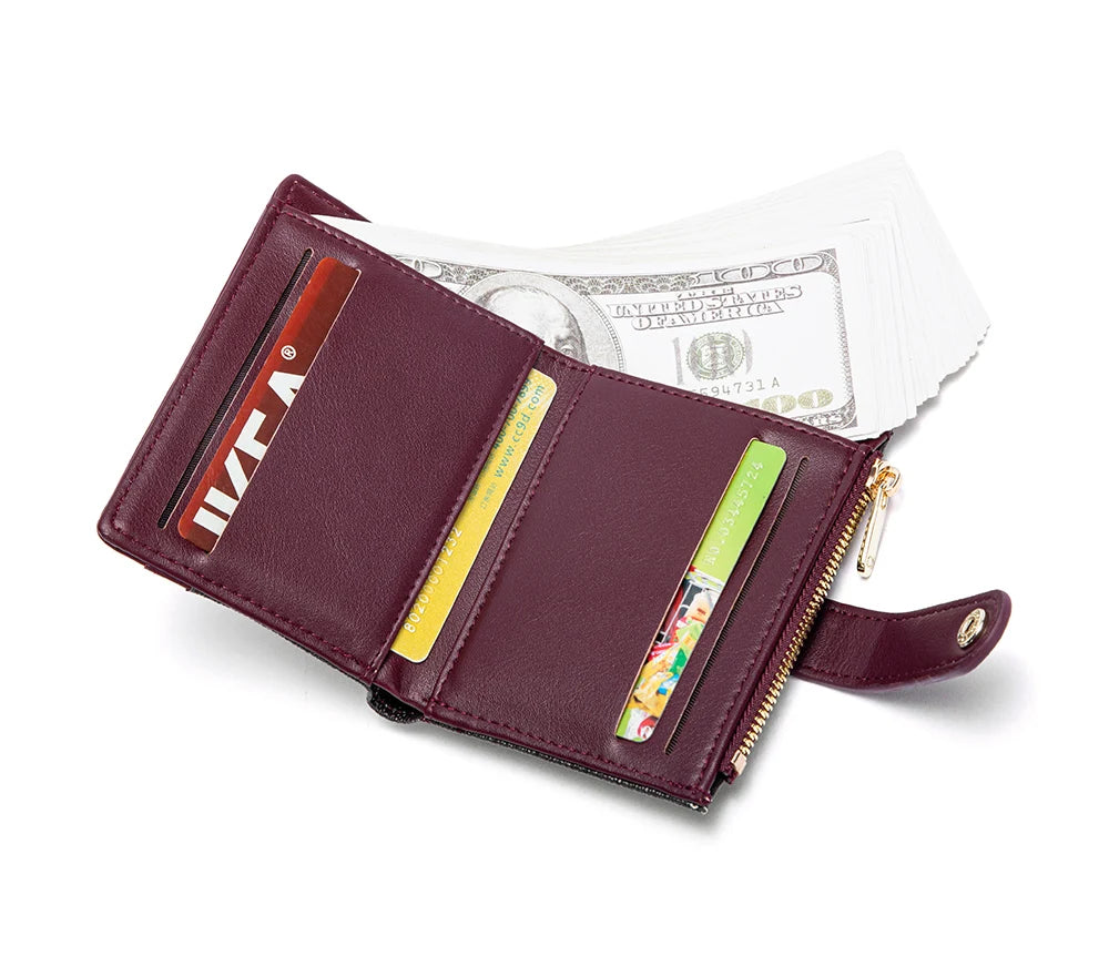 CH Women's Wallet Premium Sense Fashion Women's Card Bag Temperament Convenient Carrying Women's Small Bag Elegant High Quality - Smarsty