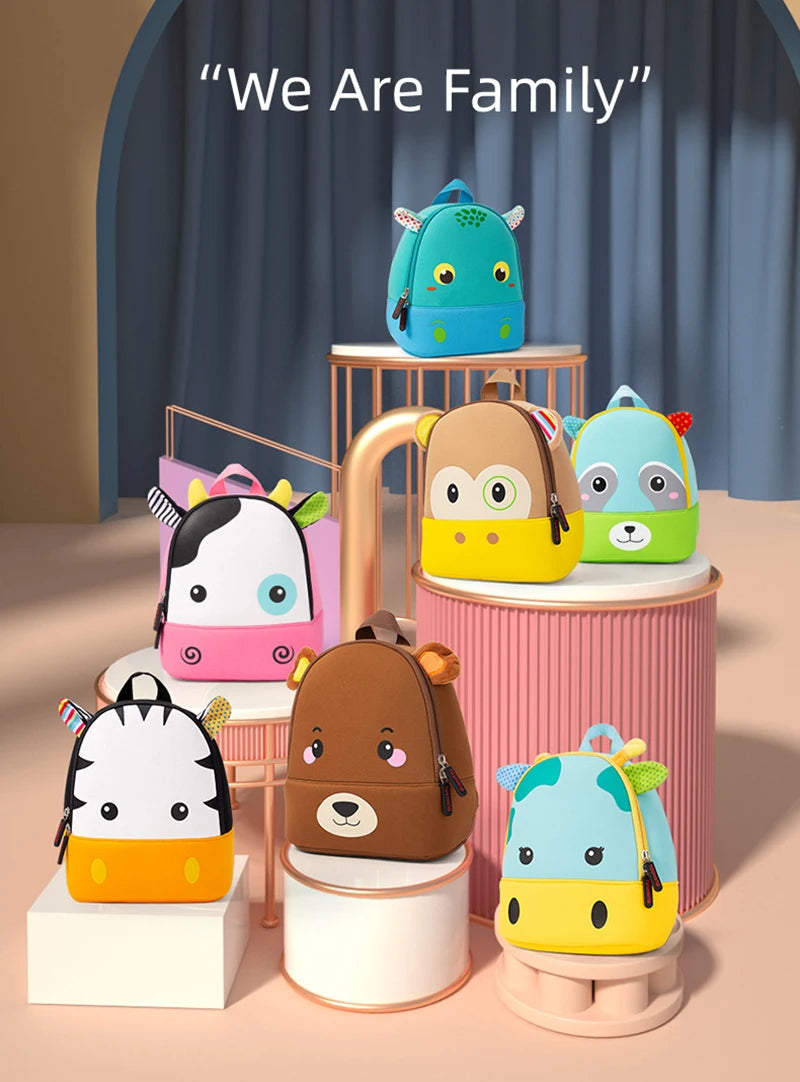 3D Biomimetic Animal Kids Backpack School Bag For Daily Use - Smarsty