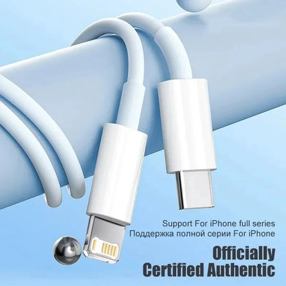 20W PD USB to Lighting USB C to Lighting Fast Charger Cable For Apple iPhone 14 13 12 11 Pro Max X XR Plus iPad Data Sync Line - Smarsty