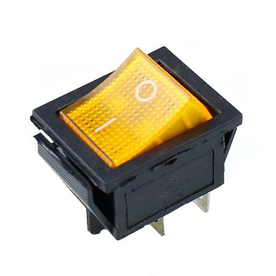 10/5PCS ON/OFF Round Rocker Switch Toggle Switch 2-pin SPST 12V 24V Auto Boat Marine Toggle Rocker Switch Push Button Accessory