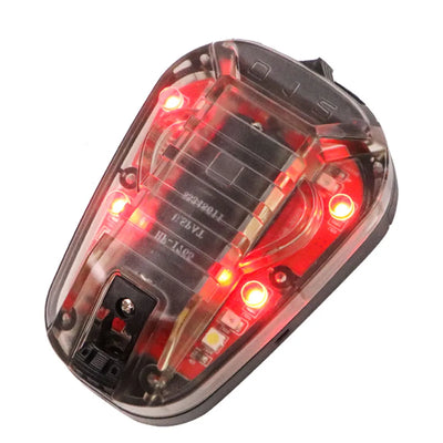 BOOIU Tactical Helmet Light Signal Light with LED IR/Strobe IFF Helmet Light Flashlight Survival Signal Light for Outdoor Sport by Smarsty