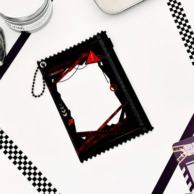 INS Transparent Candy Bag Badge Holder Korean Photocard Holder Display Bag Pendant Idol Photo Card Protective Cover Card Holder - Smarsty