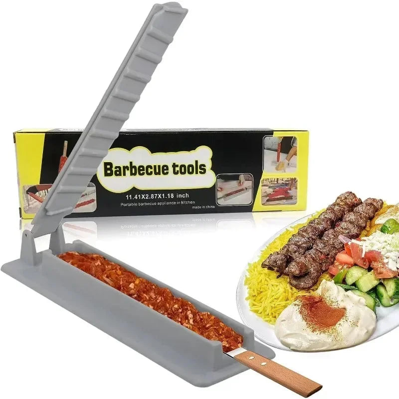 Manual Kebab Maker Tool for Easy BBQ Skewers - Smarsty