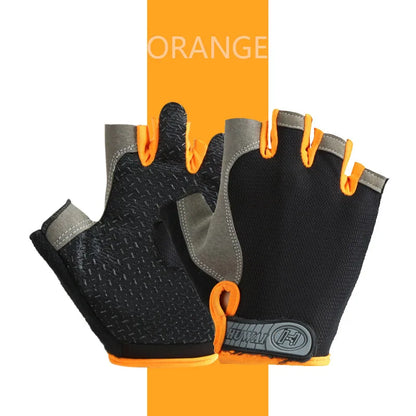 Breathable Anti Slip Fingerless Cycling Gloves for Men Women - Smarsty
