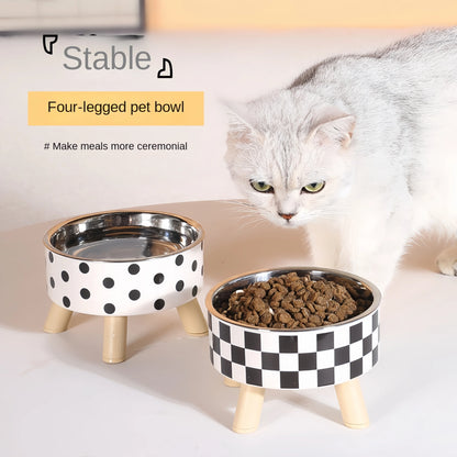 Elevated Cat Feeder Bowl for Comfortable Feeding - Smarsty