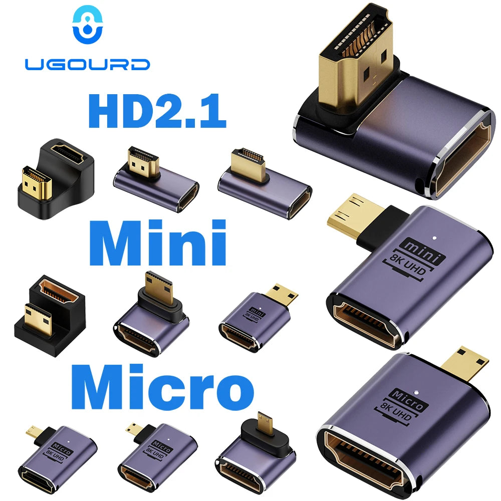 HDMI 2.1 Adapter for 8K 60Hz and 4K 120Hz - Smarsty