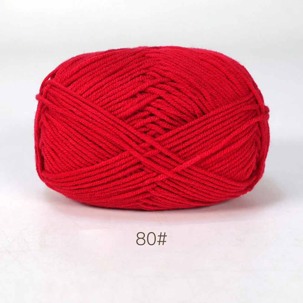 Soft Milk Cotton Yarn for Hand Knitting Projects - Smarsty