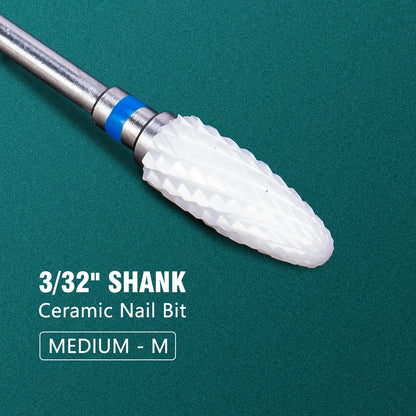Electric Manicure Drill Bit with Ceramic Burr - Smarsty