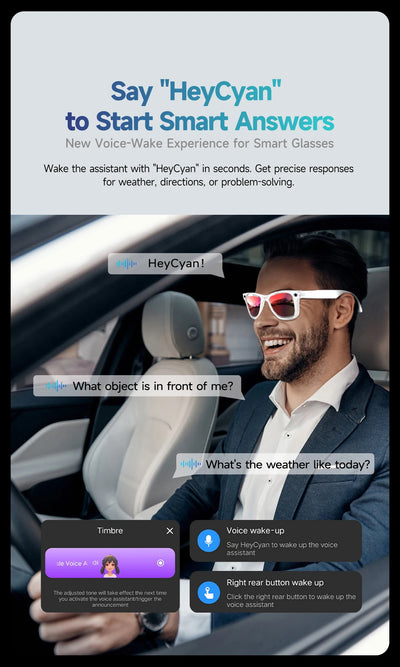 New 800W Camera AI Glasses Men Color-Changing Smart Translation Glasses Photo Video Recording Waterproof Call Smart Sunglasses - Smarsty