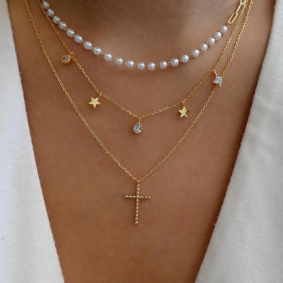 Vintage Gold Boho Layered Necklace Set for Women - Smarsty
