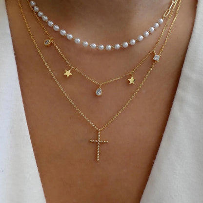 Vintage Gold Boho Layered Necklace Set for Women - Smarsty