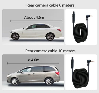 Dual 1080P Car DVR Touch Screen Rearview Night Vision - Smarsty