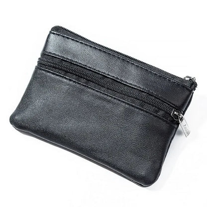 Unisex Coin Purse Wallet With Zipper Change Holder Everyday - Smarsty