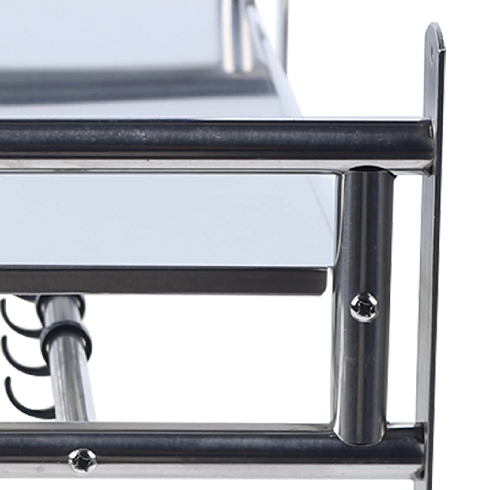 Microwave Oven Rack Stainless Steel Microwave Oven Shelf Wall-Mounted Kitchen Shelf Kitchen Shelves Counter - Smarsty